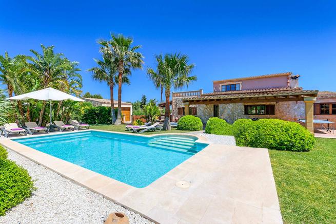 luxury villa rental countryside just behind the Llenaire area of Puerto Pollensa, Majorca