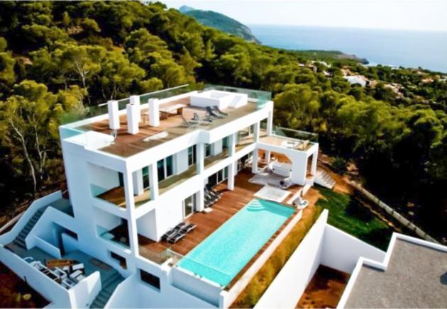 Newly built villa with excellent views in Ibiza, sa Talaia